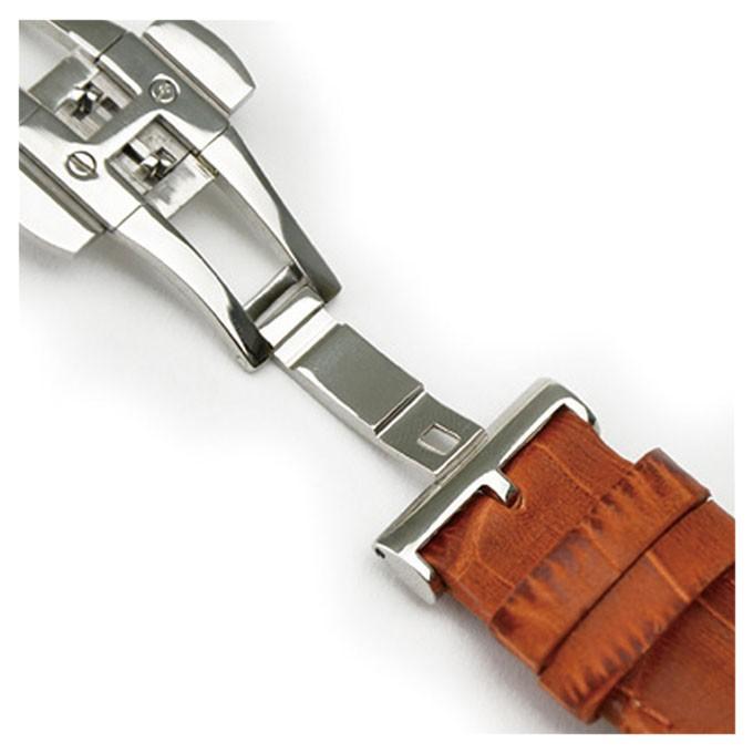 腕時計バックル  バックル交換 ステンレススチール プッシュ式  PBF D-BUCKLE /2 ピービーエフディーバックル2  16mm 18mm 20mm 22mm  シルバー  ca-PBFSILVER2の画像