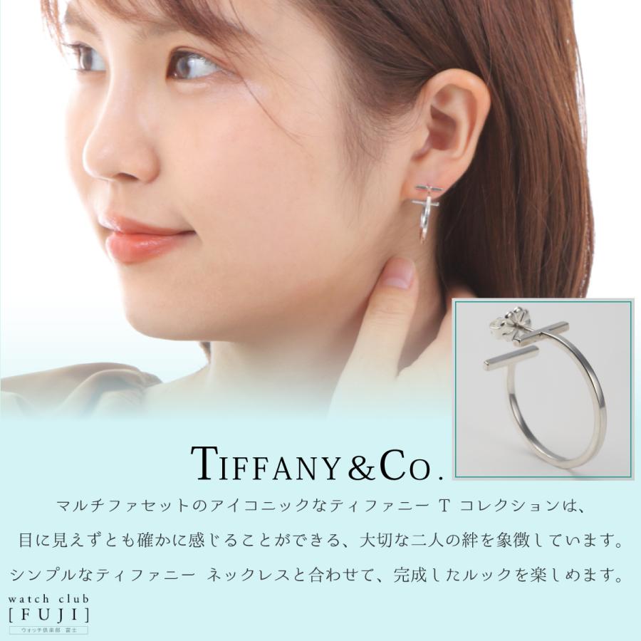 ティファニー ＴＩＦＦＡＮＹ＆ＣＯ. T ワイヤー フープ ピアス