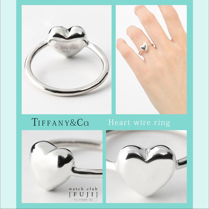 ティファニー ＴＩＦＦＡＮＹ＆ＣＯ. ハート ワイヤー リング