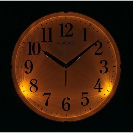 SEIKO[セイコー]　セイコークロック　KX205B　掛時計 夜でも見える　電波クロック　正規品｜watchclubfuzi-8951｜03