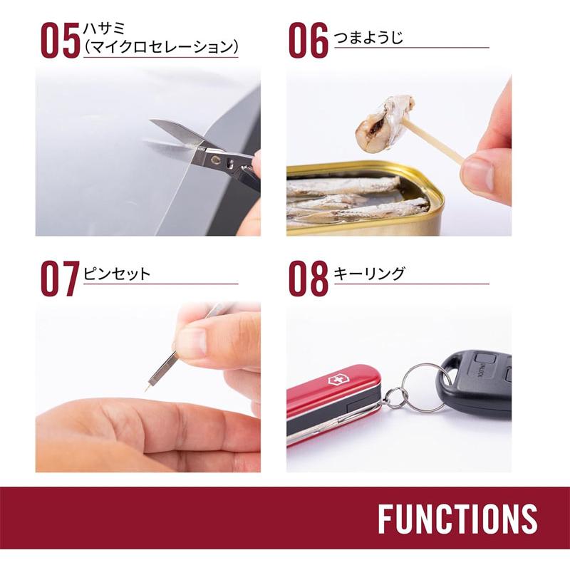 VICTORINOX ビクトリノックス（国内正規品）ネイルクリップ 580 ハサミ 爪切り やすり ナイフ キーリング付き 0.6463｜watchcrash｜05