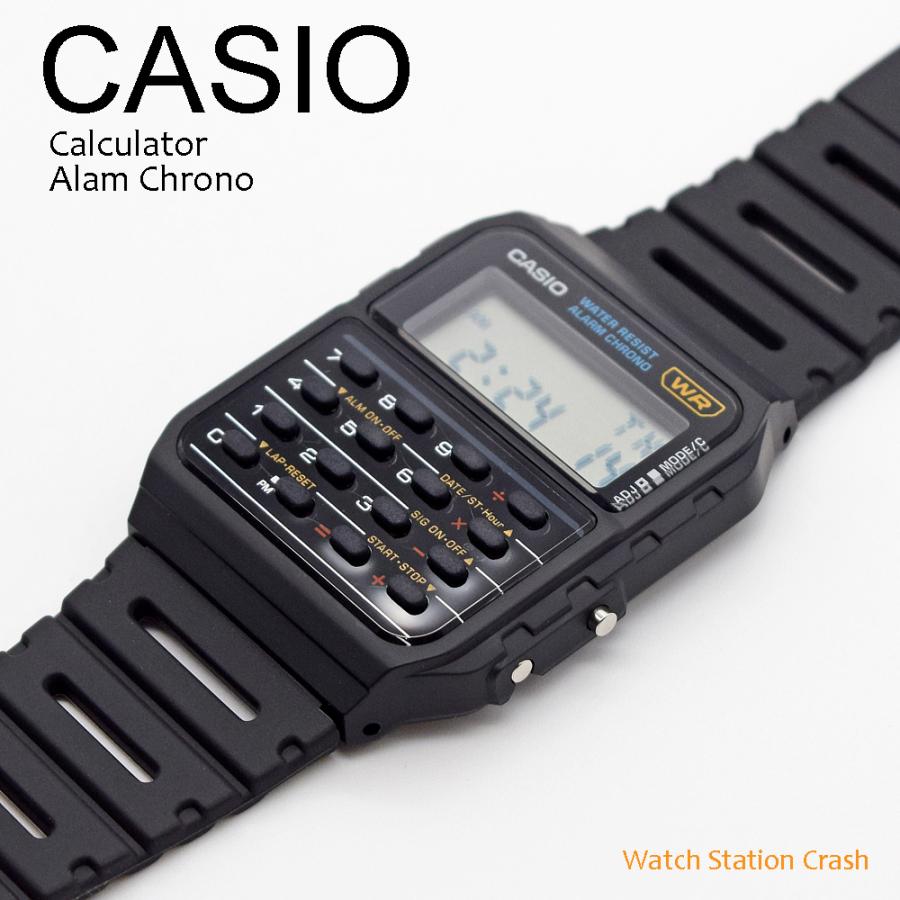 （5年保証）CASIO 日本未発売 デジタル 腕時計 メンズ 計算機付き アラーム ストップウォッチ 機能付き CA53W-1 チープカシオ チプカシ｜watchcrash｜02