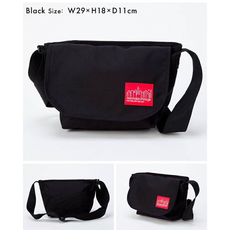 Manhattan Portageメッセンジャーバッグ　MP1605JRブラック Manhattan Portage ショルダーバッグ (SM) MP1605JR ブラック