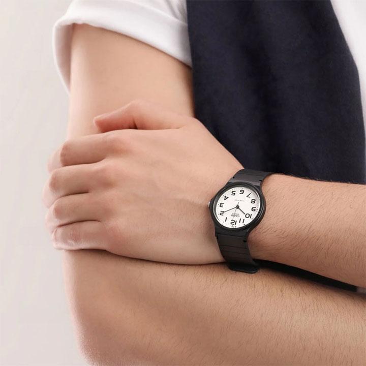 （5年保証）（新しい電池交換をしてから発送）CASIO アナログ 腕時計 MA-24 メンズ レディース チープカシオ ブラック ホワイト 軽い 見やすい かわいい | CASIO | 15