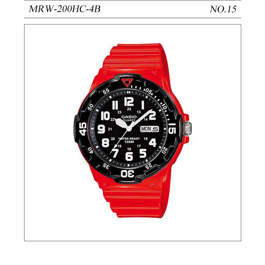 （5年保証）腕時計 メンズ CASIO 10気圧防水 チープカシオ MRW200H アナログ スポーツモデル 時刻合わせ済み | スポーツ アナログ | 14