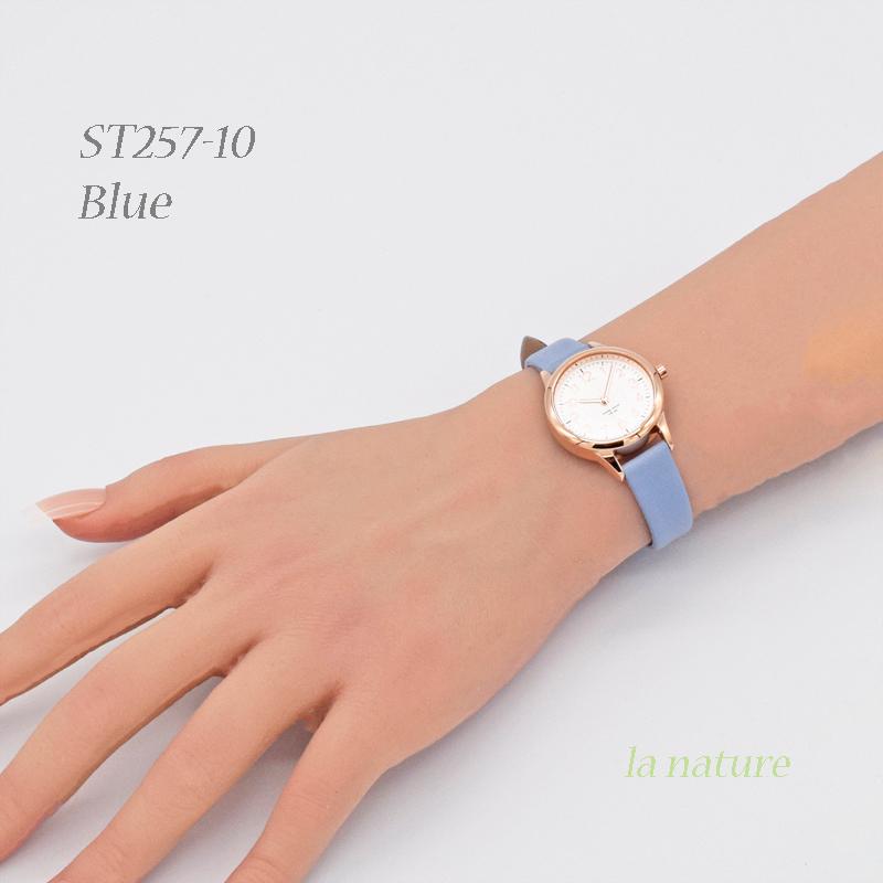 レディース 腕時計 防水 アースカラー アナログ 日本正規品 ST257