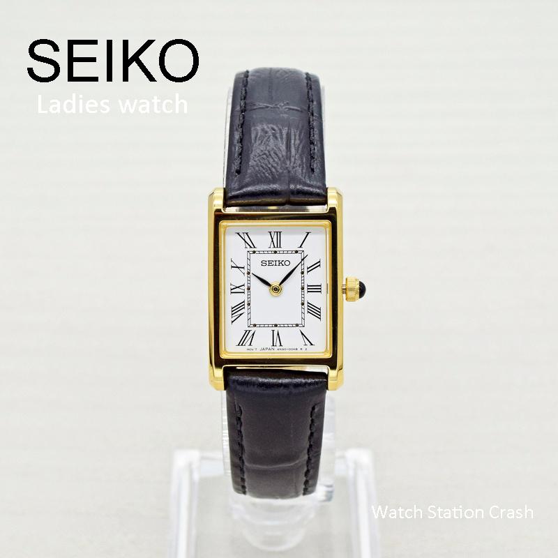 Seiko 腕時計 レディース 本革ベルト ゴールド 白文字盤 Swr054 プレゼントにも最適 Swr054 La Nature 通販 Yahoo ショッピング