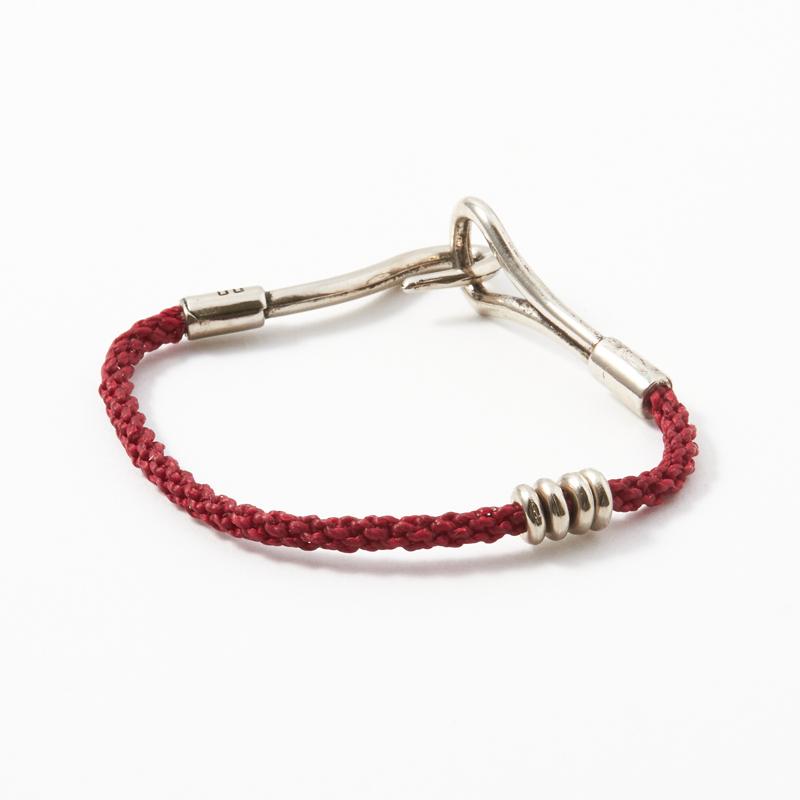 wakami ワカミ 手作り 編込みコード ブレスレット ブラック ベージュ