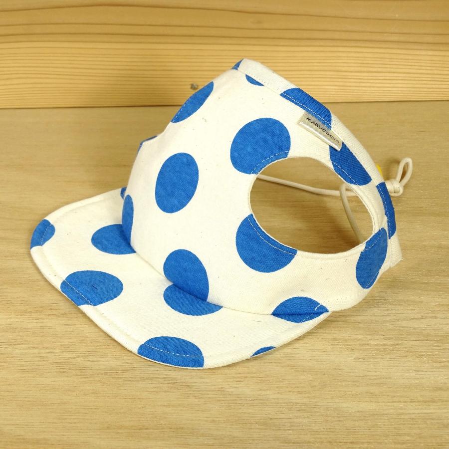 コインドットの帽子（マリンブルー） : フレンチブルドッグ服・MARUCOCCO - 通販 - Yahoo!ショッピング