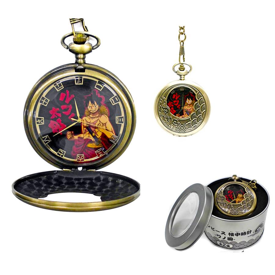 ワンピース レリーフ 懐中時計 麦わら海賊団 ルフィ 缶ケース入り ワノ国 時計 One Piece グッズ ホビーポート Yahoo 店 通販 Yahoo ショッピング