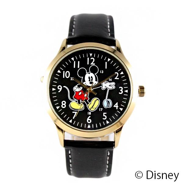 ディズニー Disney 腕時計 ミッキーマウス 時計 メンズ レディース チャーム付き ウォッチ ブラック ゴールド Dy13bk Watch Express 通販 Yahoo ショッピング