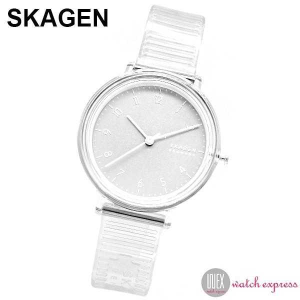 【SALE／85%OFF】 大切な人へのギフト探し SKAGEN スカーゲン 腕時計 SKW2858 レディース AAREN クリア 時計 シンプル