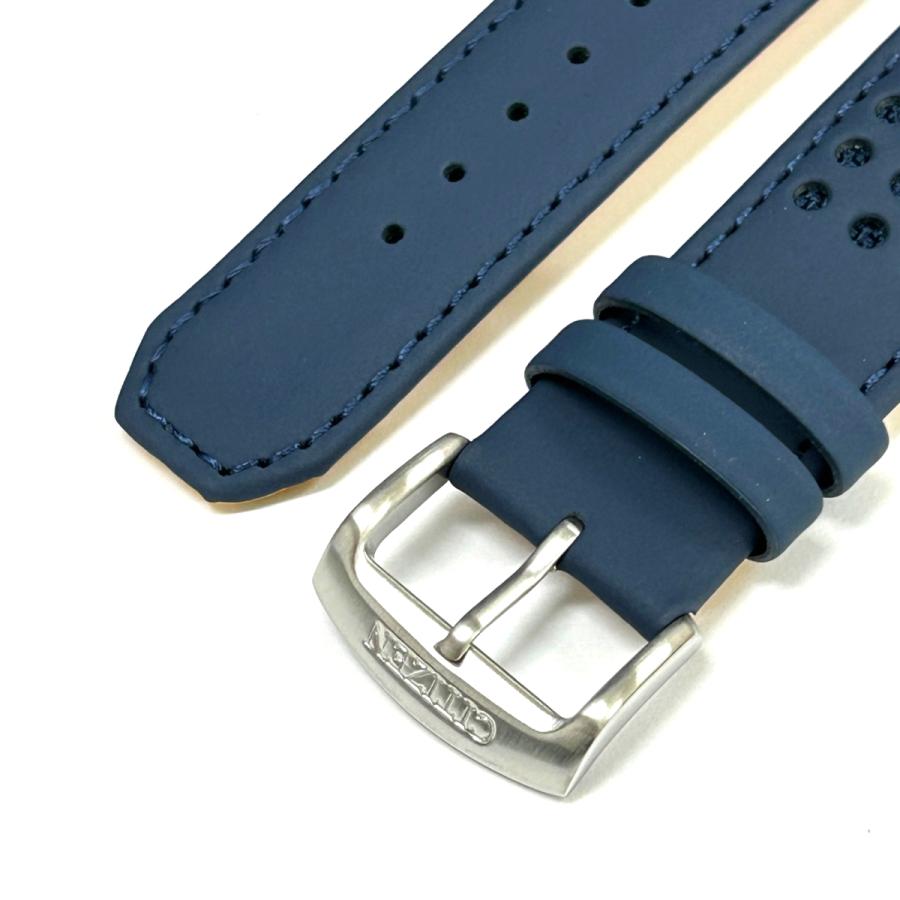 CITIZEN シチズン PROMASTER SKY プロマスター スカイシリーズ AT8020-03L (H800-S081165) 純正 レザー バンド 23mm ブルー 革 ベルト 59-S52543_1