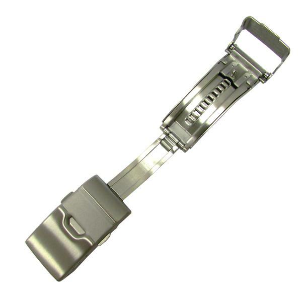 セイコー純正　エクステンション付バックル D1K6AM-BK00　美品 SEIKO Genuine Watch Buckle Deployment Clasp 18mm D1K6AM-BK00