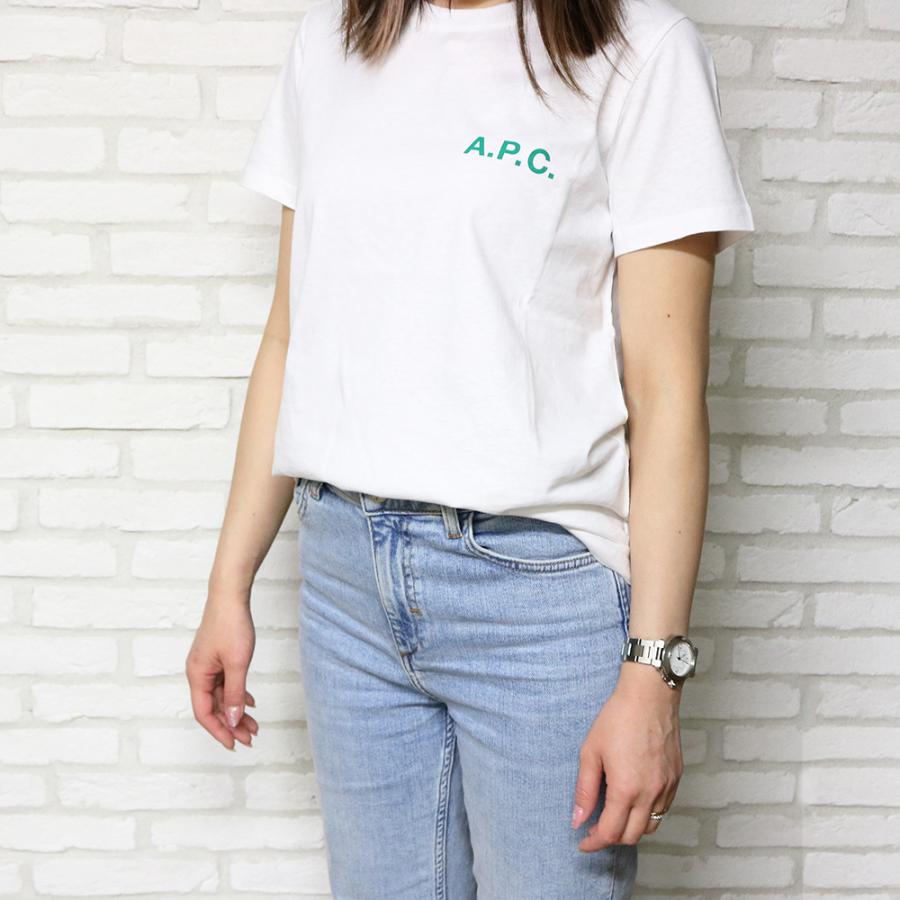 【美品】A.P.C. アーペーセー ロゴ Tシャツ 美品】A.P.C. アーペーセー ワンポイント ロゴ 刺繍tシャツ L 黒