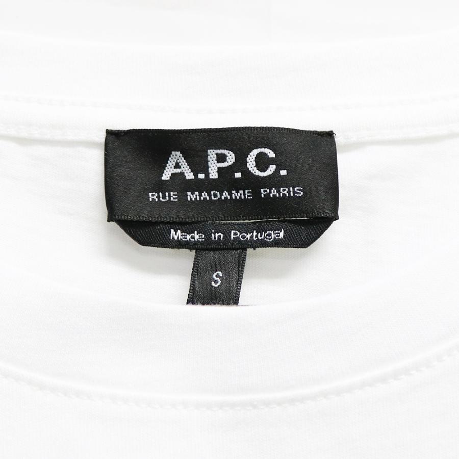 アーペーセー Tシャツ レディース ロゴ シンプル COEOP F26012 選べる4color4size A.P.C. ミニロゴ 半袖 カットソー｜watchlist｜05