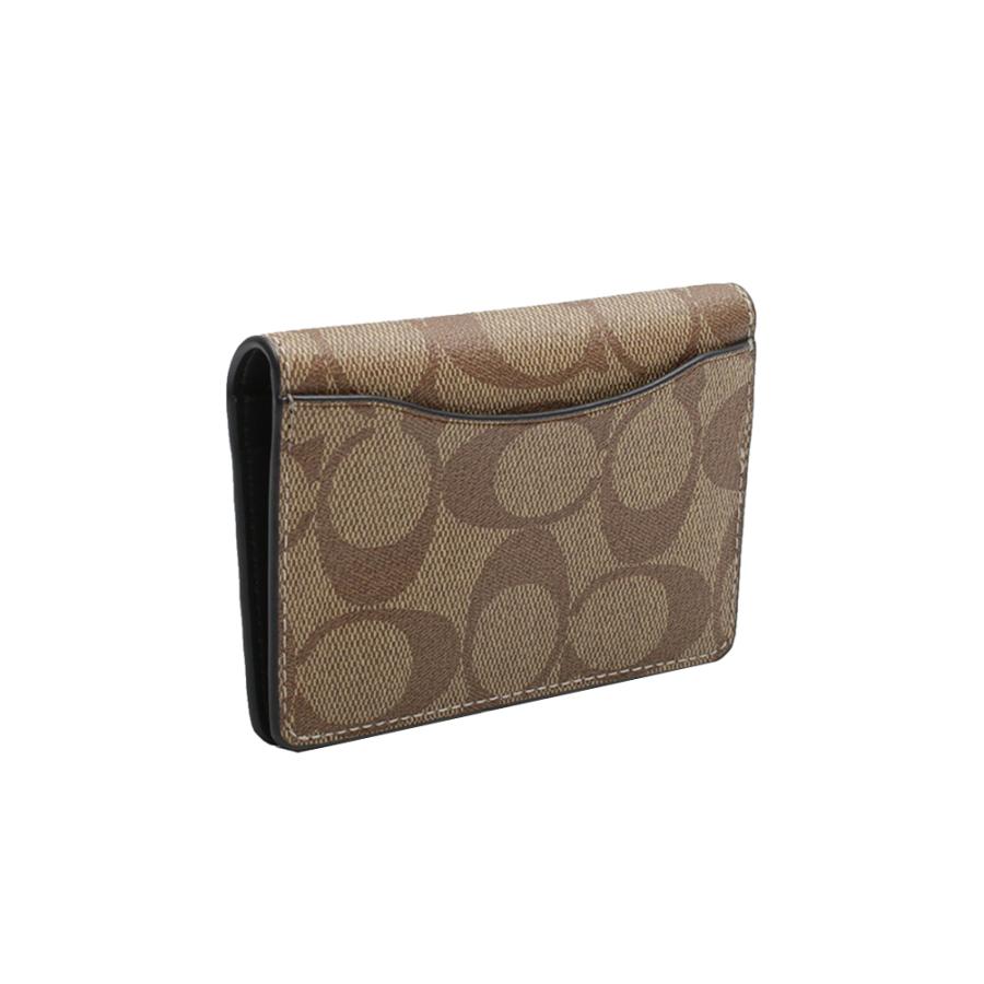 美品◎ コーチ ケース カードケース パスケース PVC シグネチャー コーチ ファクトリー COACH FACTORY アウトレット カードケース パス