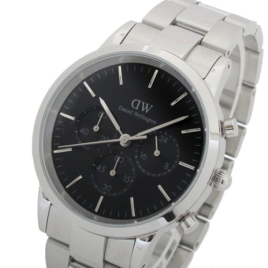 【並行輸入品】【3年保証】ダニエルウェリントン DANIEL WELLINGTON ICONIC CHRONOGRAPH LINK 腕時計の画像