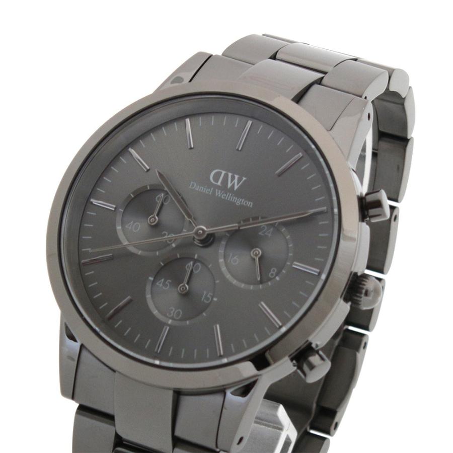【並行輸入品】【3年保証】ダニエルウェリントン DANIEL WELLINGTON ICONIC CHRONOGRAPH LINK 腕時計の画像