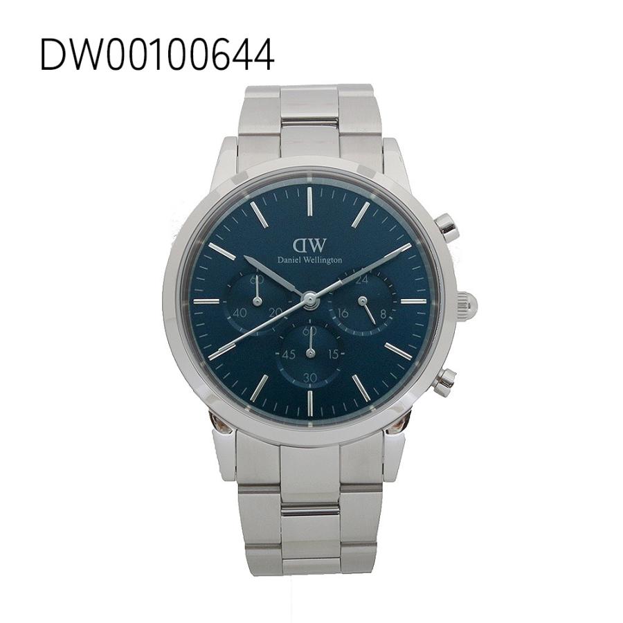 【並行輸入品】【3年保証】ダニエルウェリントン DANIEL WELLINGTON ICONIC CHRONOGRAPH LINK 腕時計の画像