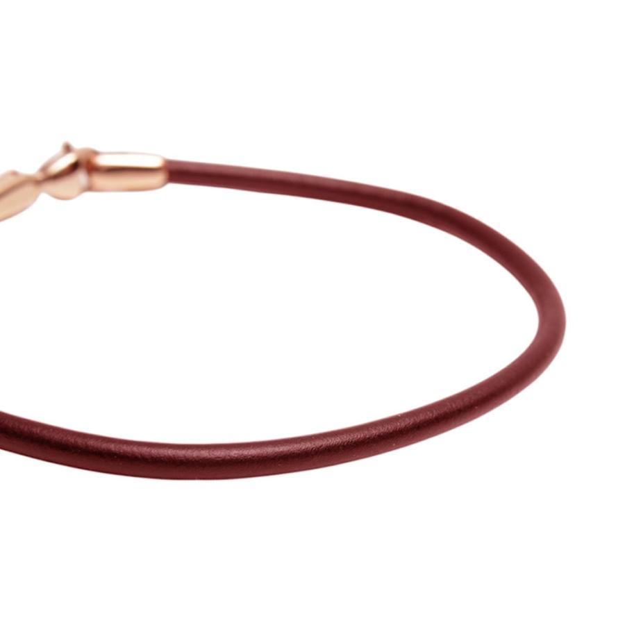 【並行輸入品】ダニエルウェリントン DANIEL WELLINGTON ブレスレット Leather bracelet 2.8 Sheffield St Mawes ブラックレザー ブラウンレザーの画像