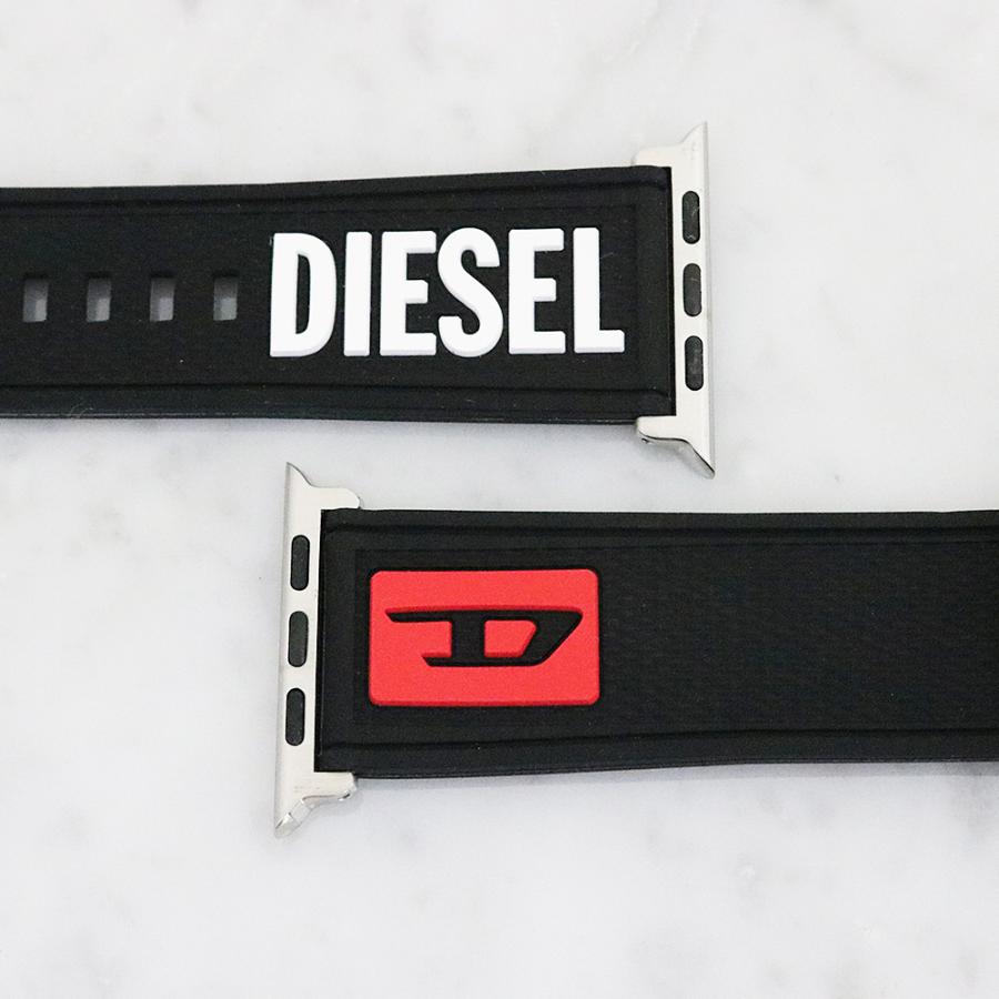 DIESEL★スポーティーなシリコン製ロゴApple Watchバンド42-45mm ◇ DIESEL ◇ Apple Watch シリコン バンド ◇42-45mm レッド