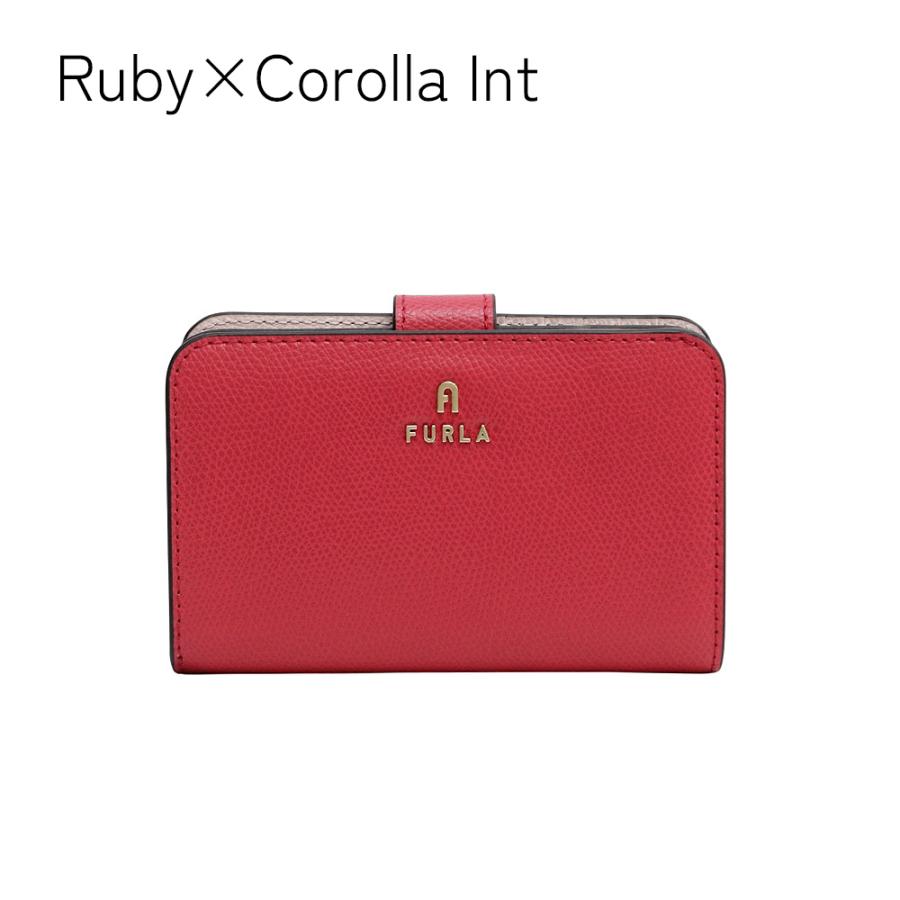 【並行輸入品】フルラ FURLA 二つ折り財布 折財布 レディース CAMELIA WP00314 ARE000 O6000 1257S 3787S 3790S 4302S 4304S ブラック ベージュ フルラ財布の画像