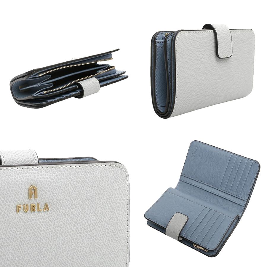 【並行輸入品】フルラ FURLA 二つ折り財布 折財布 レディース CAMELIA WP00314 ARE000 O6000 1257S 3787S 3790S 4302S 4304S ブラック ベージュ フルラ財布の画像