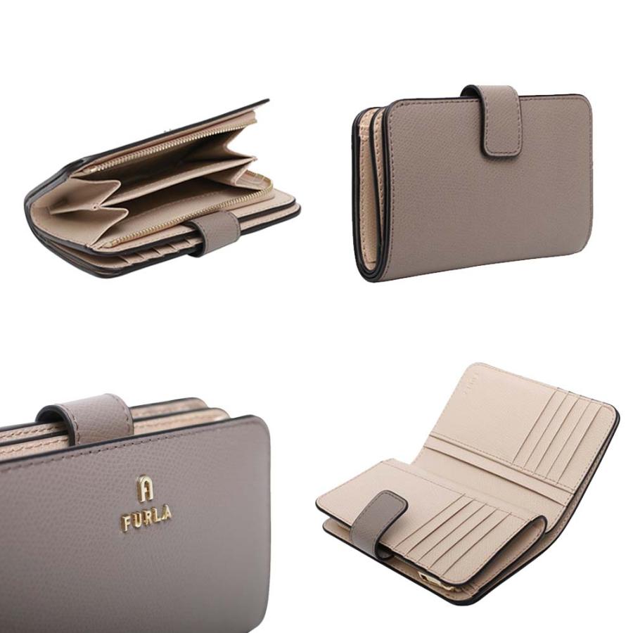 【並行輸入品】フルラ FURLA 二つ折り財布 折財布 レディース CAMELIA WP00314 ARE000 O6000 1257S 3787S 3790S 4302S 4304S ブラック ベージュ フルラ財布の画像