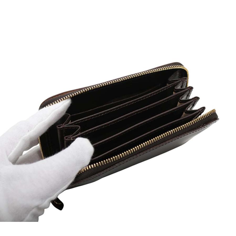 【並行輸入品】グレンロイヤル GLENROYAL 財布 WALLET WITH DIVIDERS メンズ レディース ラウンドファスナー財布 ブラック ネイビー グリーン ブラウンの画像