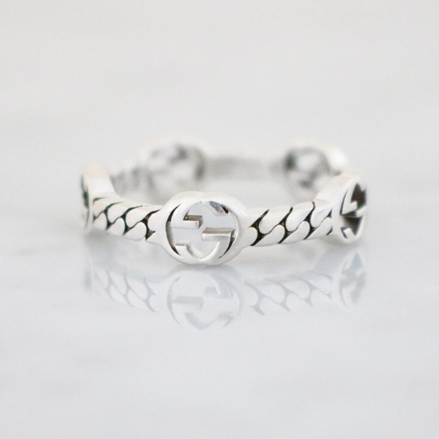 グッチ リング メンズ レディース インターロッキングg J8400 0728 選べる12size Gucci 指輪 ロゴ Wl Gucci30 ウォッチリスト 通販 Yahoo ショッピング