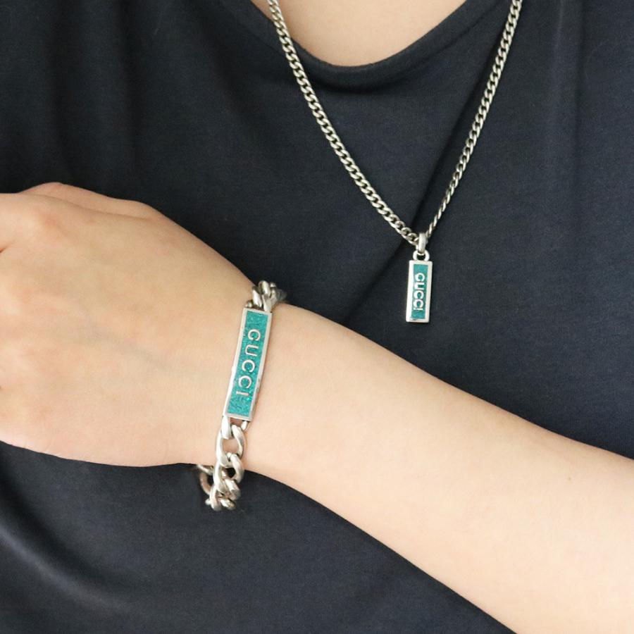 GUCCI グッチ ブレスレット メンズ レディース ロゴ付き GUCCI グッチ ブレスレット メンズ レディース ロゴ付き