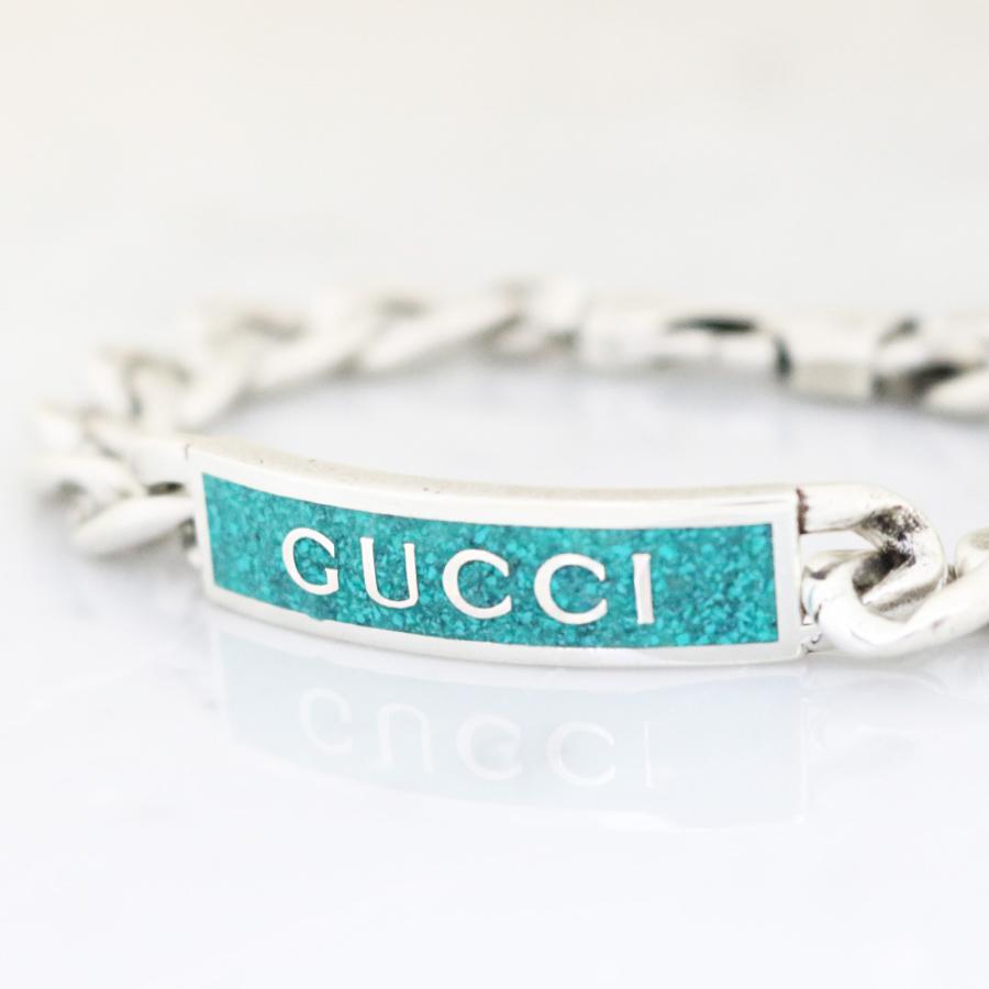 GUCCI グッチ ブレスレット メンズ レディース ロゴ付き GUCCI グッチ ブレスレット メンズ レディース ロゴ付き
