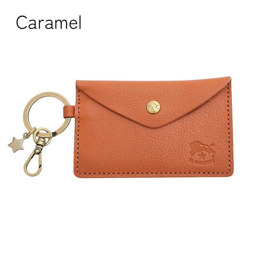 【新品未使用品】イルビゾンテ　カードケース　ネックレス IL BISONTE（イルビゾンテ） 【並行輸入品】イルビゾンテ カードケース