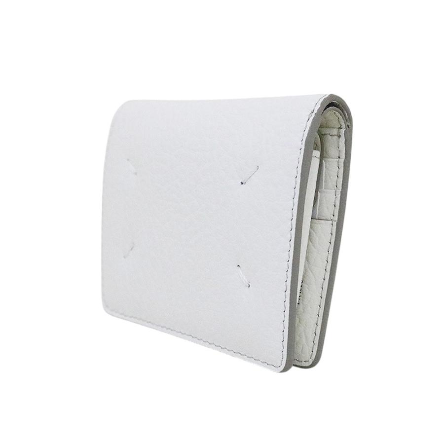 【並行輸入品】メゾンマルジェラ MAISON MARGIELA 財布 マルジェラ財布 レディース S56UI0140 P4455 T1003 男性 彼氏 女性 二つ折り財布 ４ステッチレザーの画像