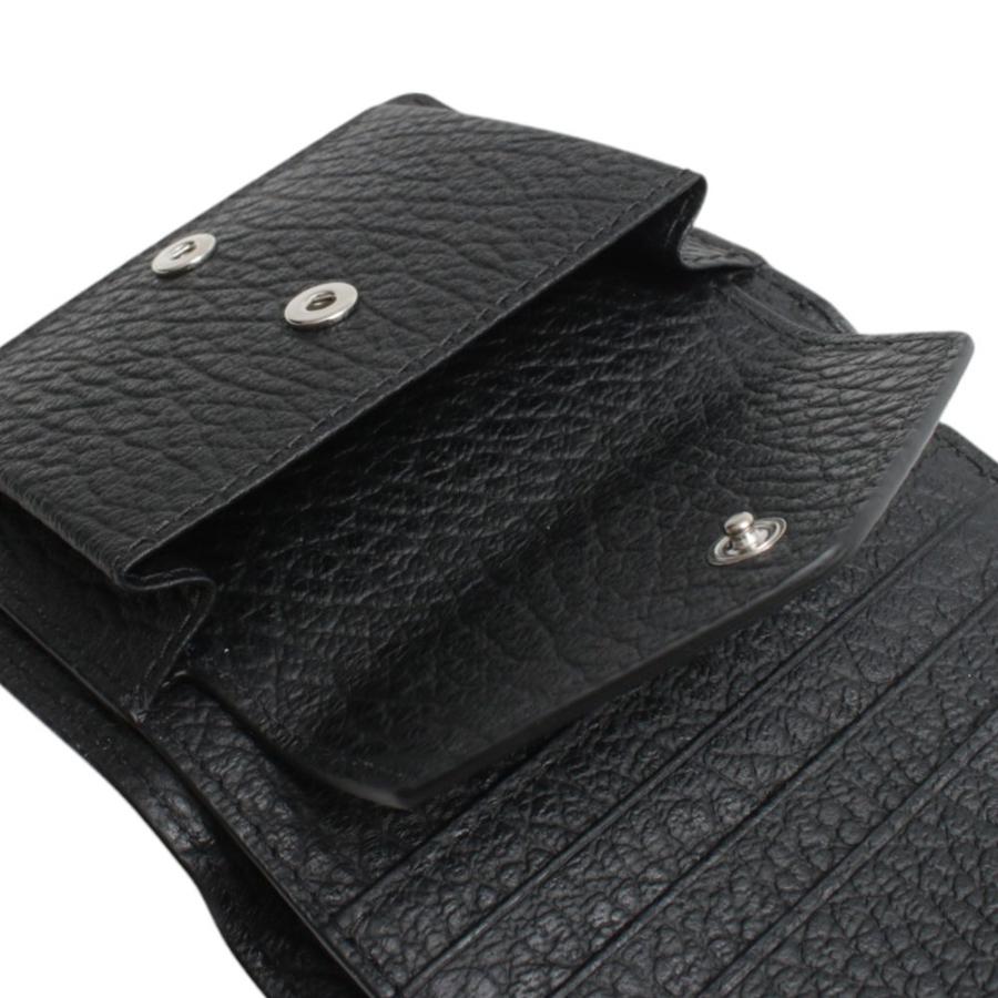 【並行輸入品】メゾンマルジェラ MAISON MARGIELA 財布 マルジェラ財布 レディース S56UI0140 P4455 T1003 男性 彼氏 女性 二つ折り財布 ４ステッチレザーの画像