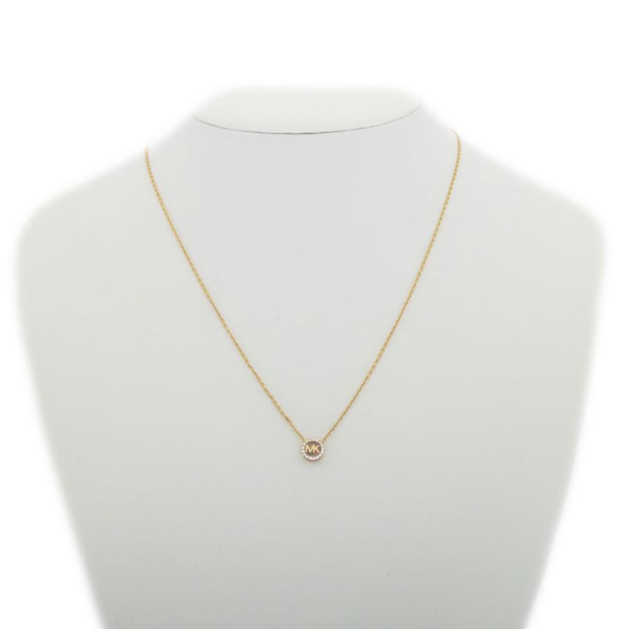 【並行輸入品】マイケルコース MICHAEL KORS ネックレス MKC1726CZ レディース MK ペンダント ロゴチャーム アクセサリー ジルコニア ミニの画像