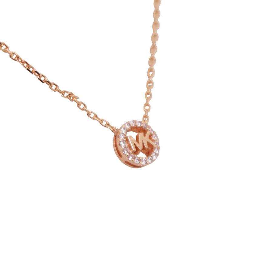 【並行輸入品】マイケルコース MICHAEL KORS ネックレス MKC1726CZ レディース MK ペンダント ロゴチャーム アクセサリー ジルコニア ミニの画像