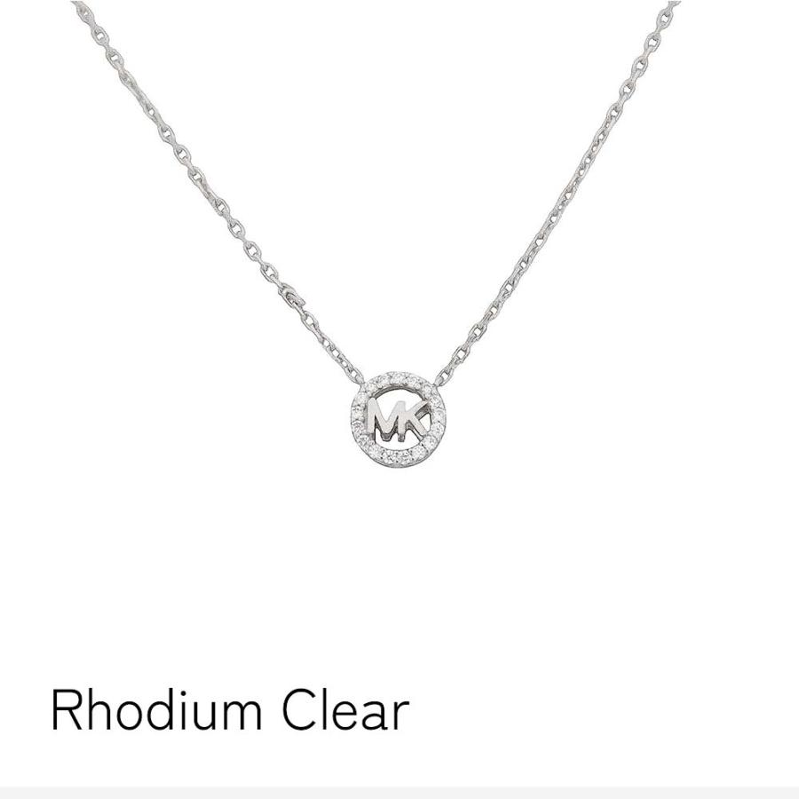 【並行輸入品】マイケルコース MICHAEL KORS ネックレス MKC1726CZ レディース MK ペンダント ロゴチャーム アクセサリー ジルコニア ミニの画像