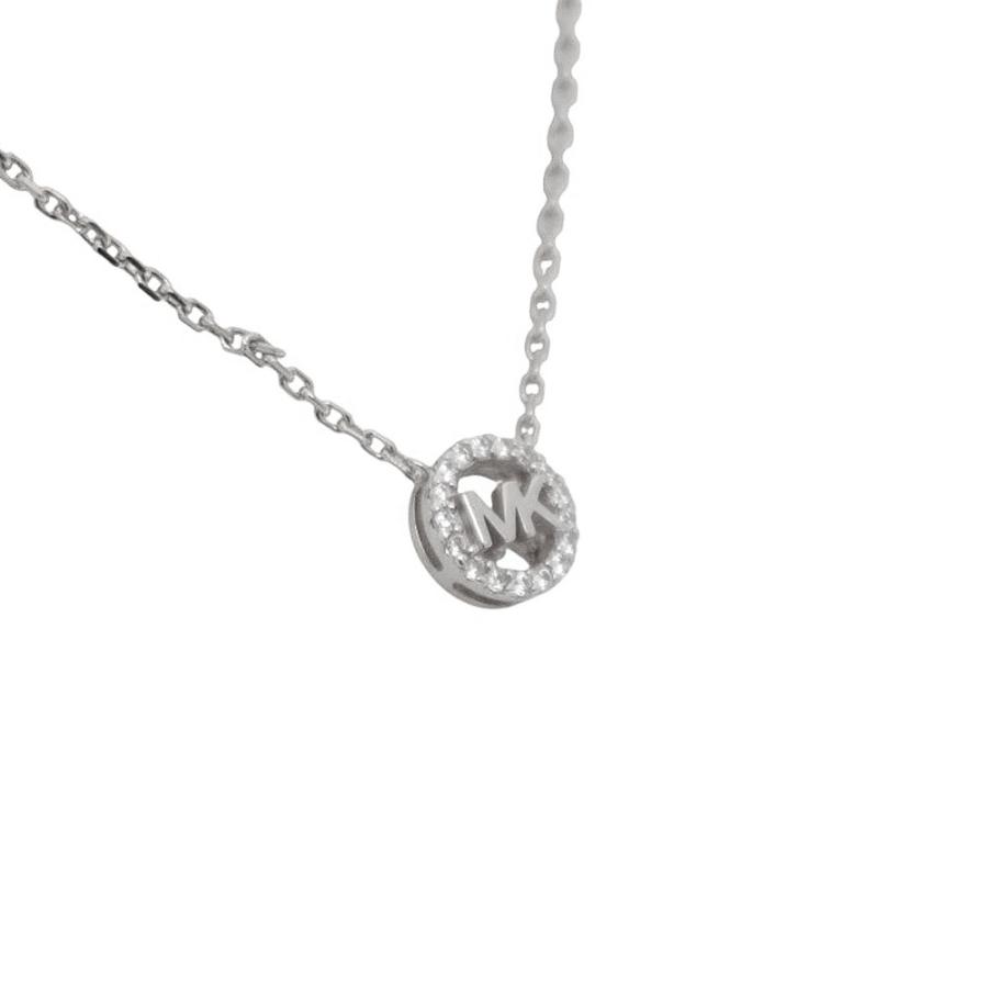 【並行輸入品】マイケルコース MICHAEL KORS ネックレス MKC1726CZ レディース MK ペンダント ロゴチャーム アクセサリー ジルコニア ミニの画像