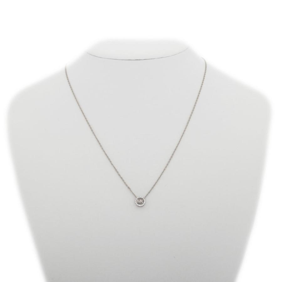 【並行輸入品】マイケルコース MICHAEL KORS ネックレス MKC1726CZ レディース MK ペンダント ロゴチャーム アクセサリー ジルコニア ミニの画像