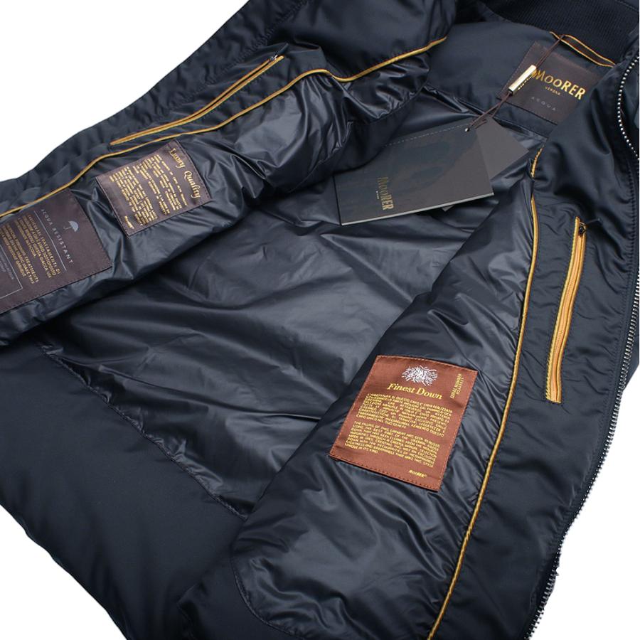 【並行輸入品】ムーレー MOORER FIRE-WK MOUGI200307 ダウンベスト ファイヤーフーデッド NERO DARK BLU BLACK NAVY アウター メンズ 防寒 高級アウター 爆買の画像