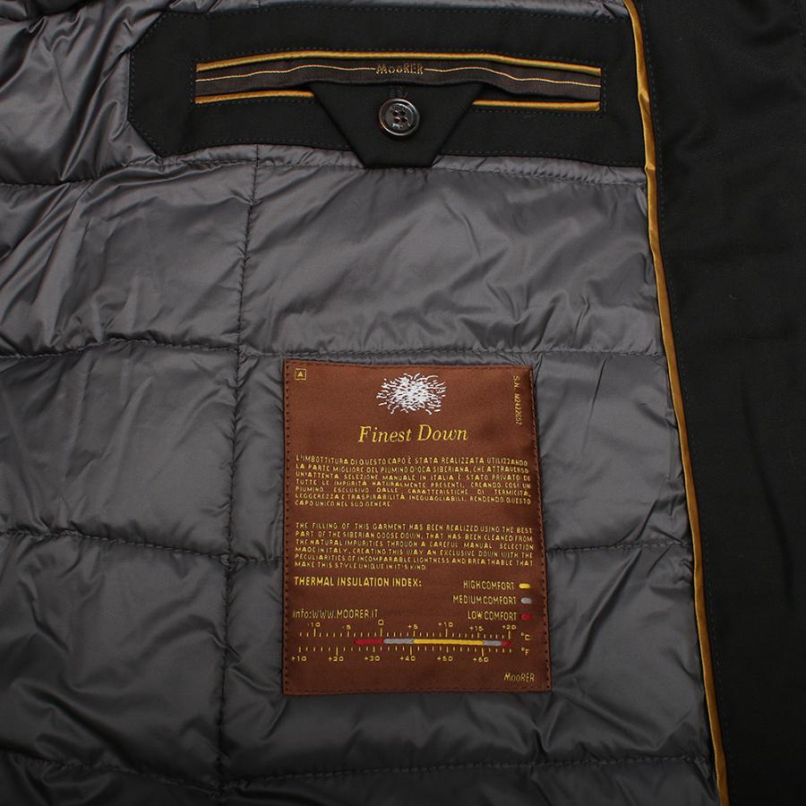 【並行輸入品】ムーレー MOORER ALBINI-PUM MOUGI100090 ダウン ジャケット  アノラック アルビニ  キルティング コート NERO DARK BLU BLACK NAVY 爆買の画像