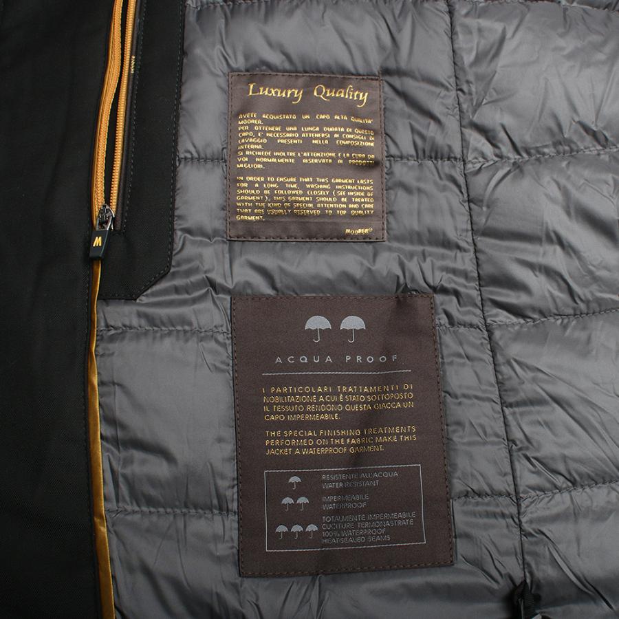 【並行輸入品】ムーレー MOORER ALBINI-PUM MOUGI100090 ダウン ジャケット  アノラック アルビニ  キルティング コート NERO DARK BLU BLACK NAVY 爆買の画像