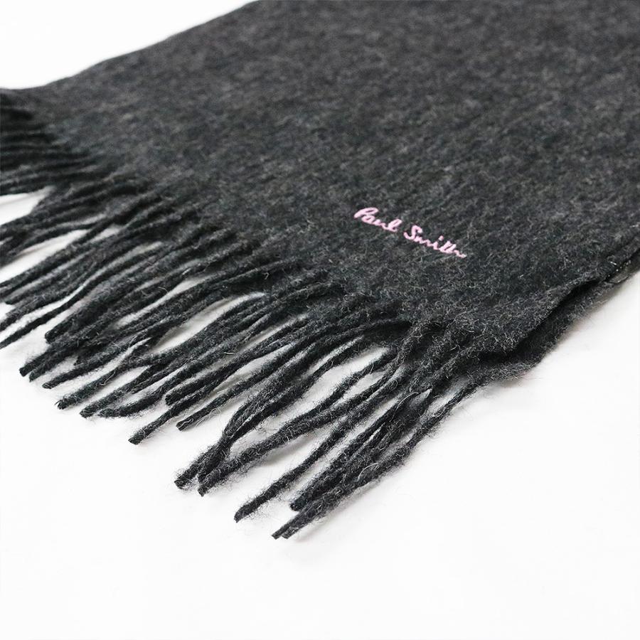 ポールスミス　マフラー　チャコールグレー ポールスミス Paul Smith マフラー メンズ M1A 933D AS04 76