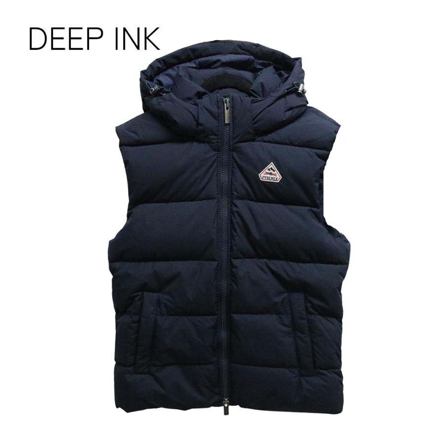 【並行輸入品】ピレネックス PYRENEX ダウンベスト SPOUTNIC MINI RIPSTOP VEST スプートニック ミニ リップストップ ベスト HMY021 BLACK DEEP INK S M L XLの画像