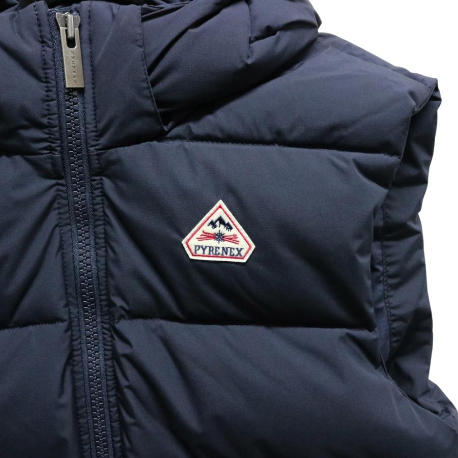 【並行輸入品】ピレネックス PYRENEX ダウンベスト SPOUTNIC MINI RIPSTOP VEST スプートニック ミニ リップストップ ベスト HMY021 BLACK DEEP INK S M L XLの画像