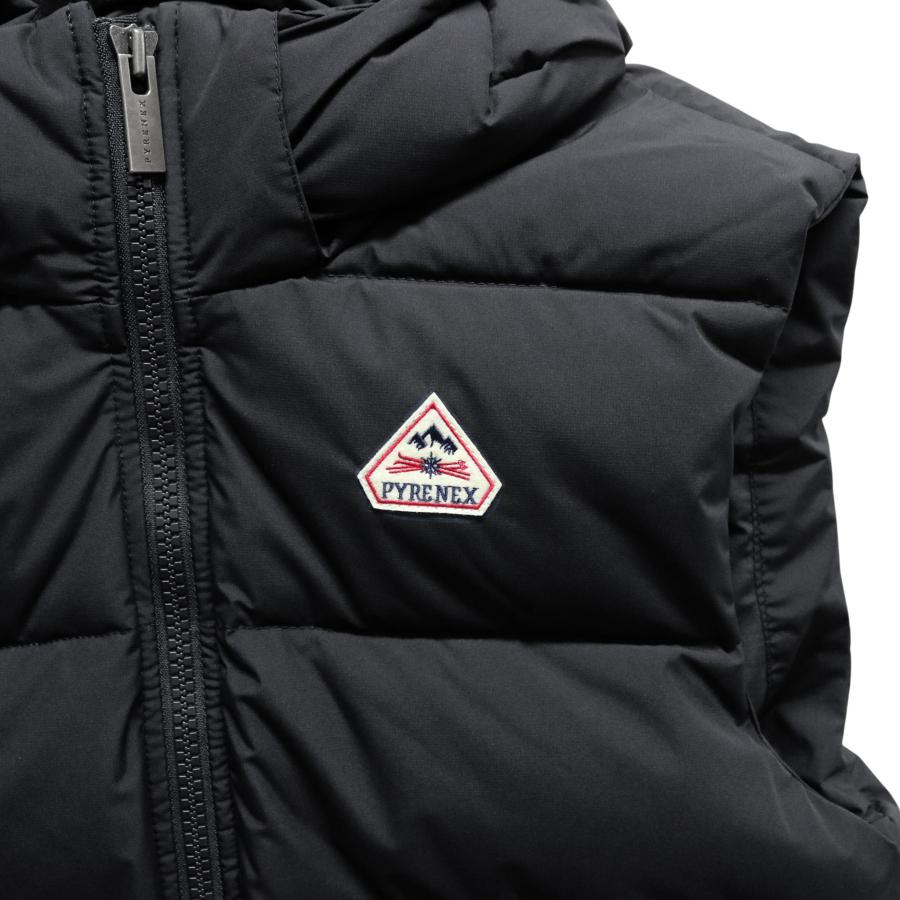 【並行輸入品】ピレネックス PYRENEX ダウンベスト SPOUTNIC MINI RIPSTOP VEST スプートニック ミニ リップストップ ベスト HMY021 BLACK DEEP INK S M L XLの画像