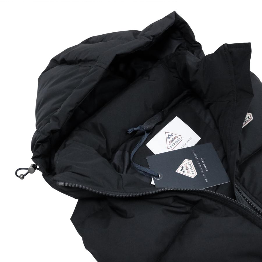 【並行輸入品】ピレネックス PYRENEX ダウンベスト SPOUTNIC MINI RIPSTOP VEST スプートニック ミニ リップストップ ベスト HMY021 BLACK DEEP INK S M L XLの画像