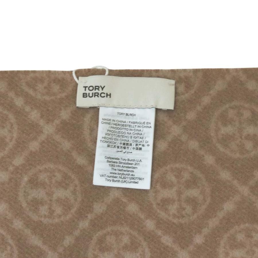 【並行輸入品】トリーバーチ TORY BURCH T MONOGRAM OBLONG SCARF マフラー 164571 001 250 020 207   BLACK CAMEL GRAY BURGUNDY ウール カシミアの画像